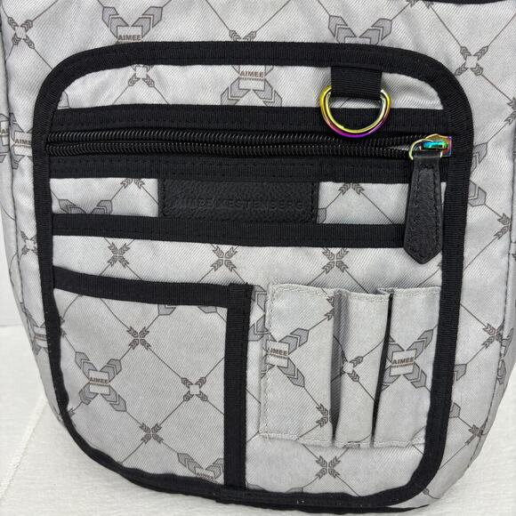 Aimee Kestenberg Tamitha Backpack‎ Black Pebbled Leather Handbag Purse main image 8